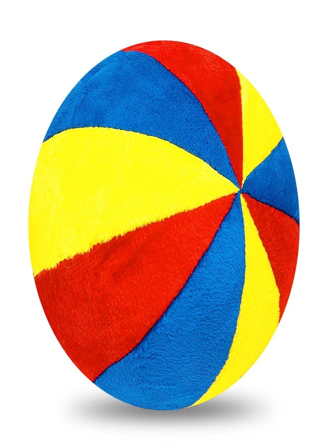 في جراسب كرة خشخيشة ملونة للأطفال من VGRASSP، مقاس 15 سم، بتصميم رانجولي - كرة محشوة ناعمة من القطيفة تصدر صوت خشخشة للأطفال الرضع والصغار - هدية عيد ميلاد رائعة للعناق - اللون حسب المتوفر - Image 1